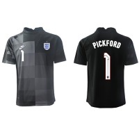 England Jordan Pickford #1 Goalkeeper Replica Home Shirt World Cup 2022 Short Sleeve
